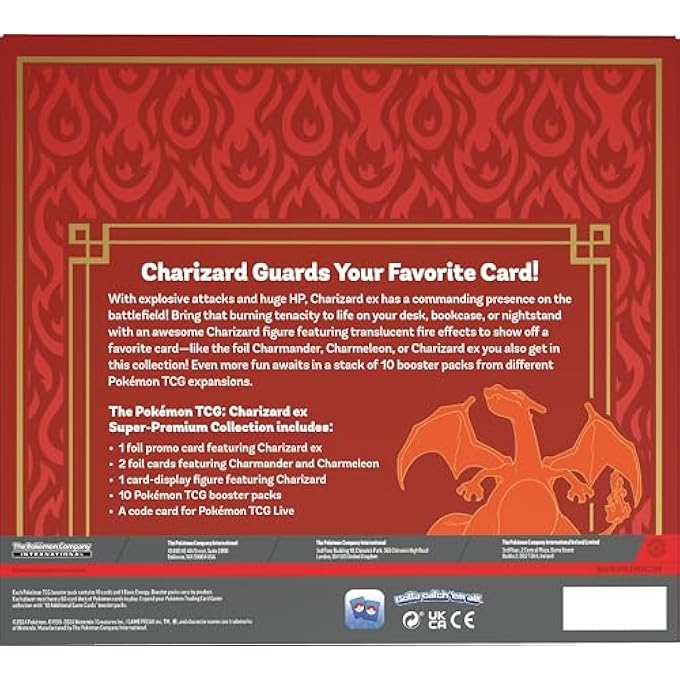 rayihni POKEMON CHARIZARD EX PREMIUM COLLECTION 2024 TRADING CARD GAME - Image 5